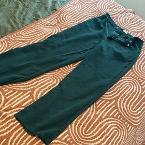Women’s Dark Teal Wide-Leg Jeans
